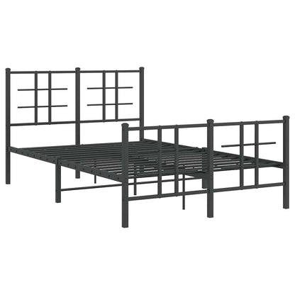 Bed Frame | Black | Powder-coated Steel | Small Double | Bed Frame
