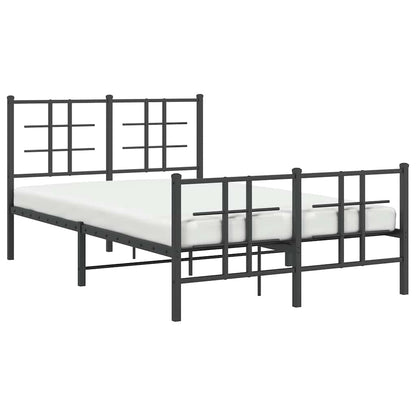 Bed Frame | Black | Powder-coated Steel | Small Double | Bed Frame