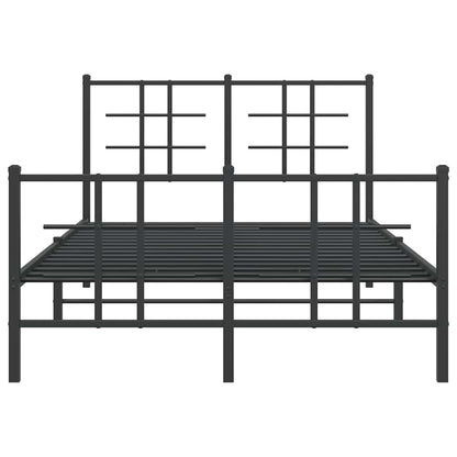 Bed Frame | Black | Powder-coated Steel | Small Double | Bed Frame
