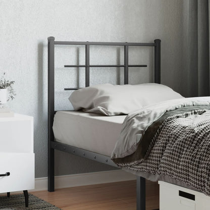 Metal Replace Headboard Black 75 cm