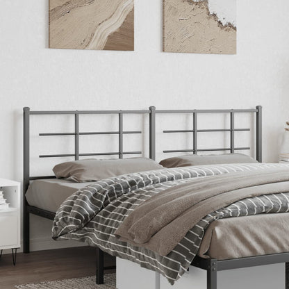 Metal Replace Headboard Black 180 cm