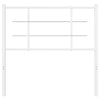 Metal Headboard White 100 cm