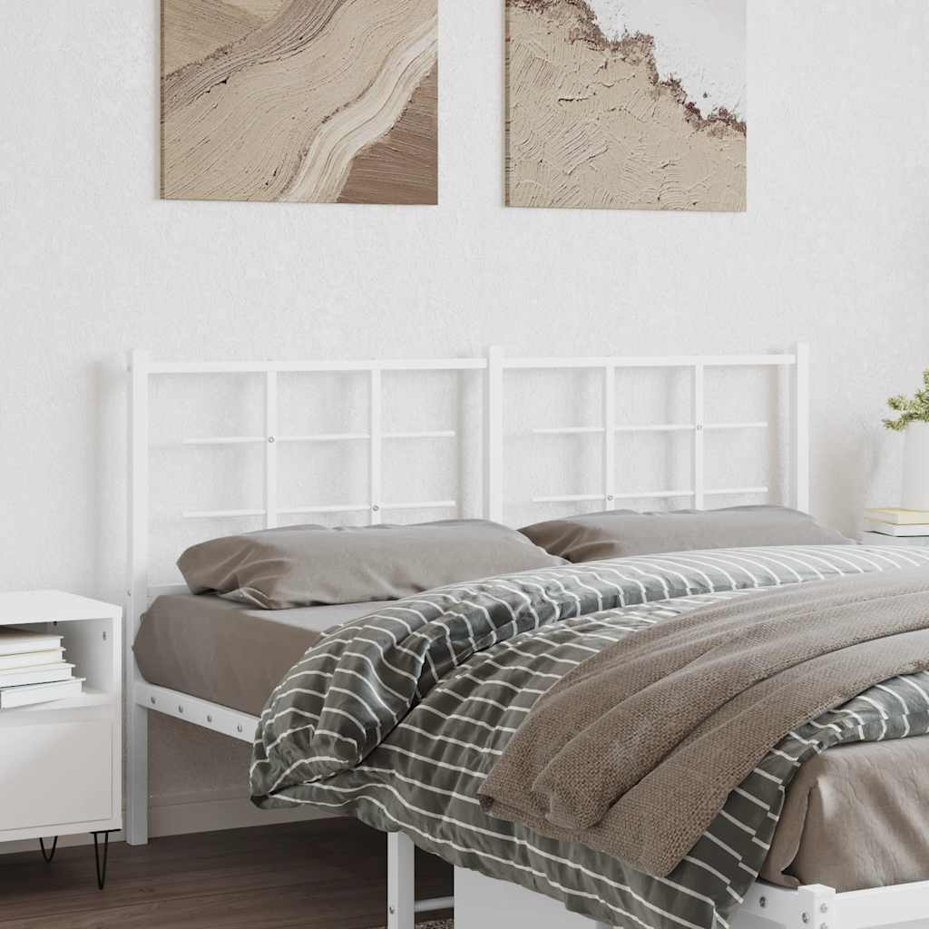 Metal Replace Headboard White 150 cm