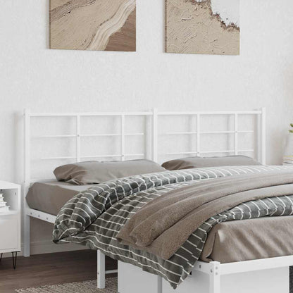 Metal Replace Headboard White 193 cm