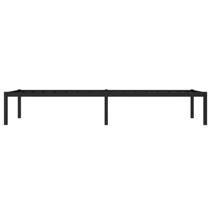 Metal Bed Frame without Mattress Black 80x200cm