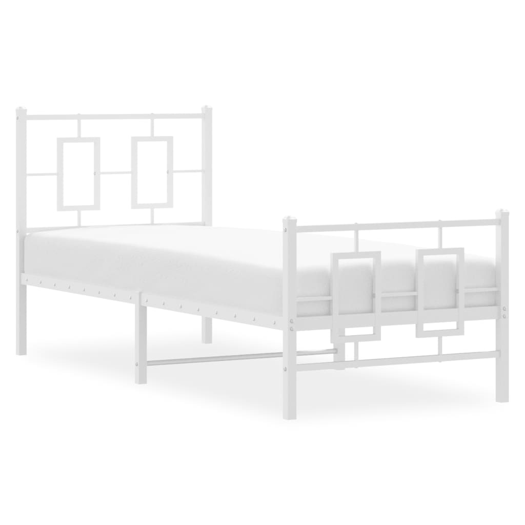 Bed Frame | White | Powder-coated steel | Single | Bed Frame