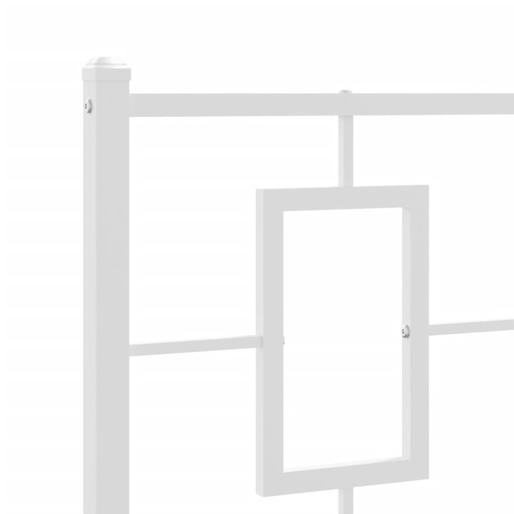 Bed Frame | White | Powder-coated steel | Single | Bed Frame