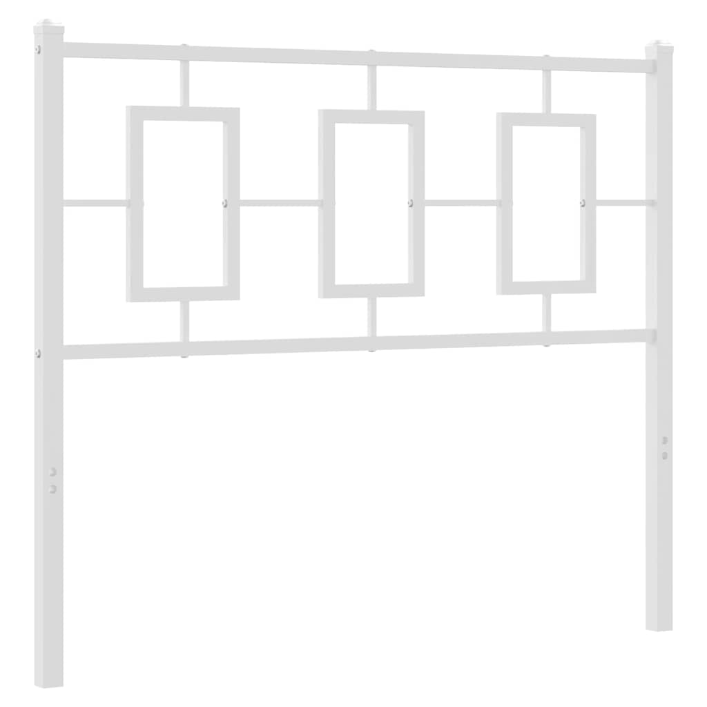 Metal Replace Headboard White 100 cm