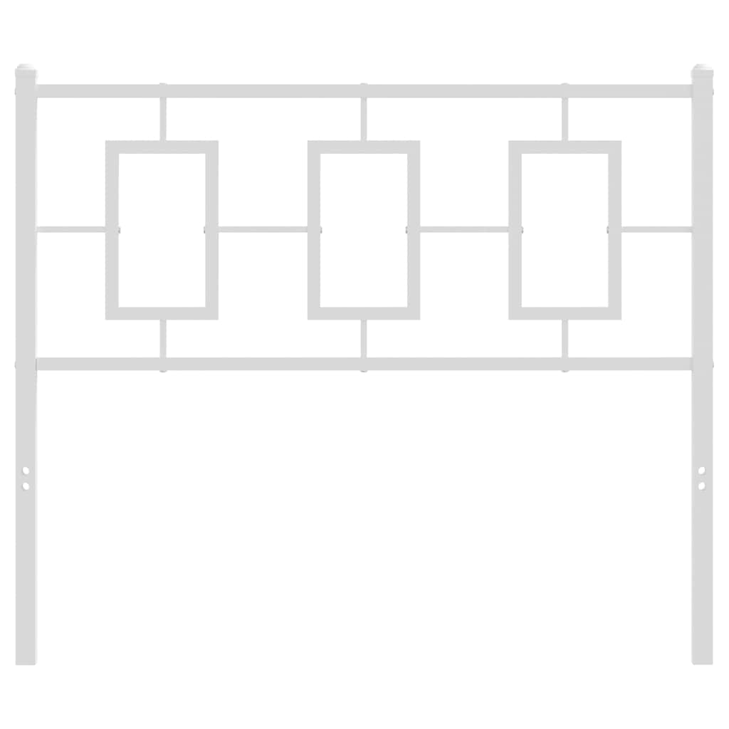 Metal Replace Headboard White 100 cm