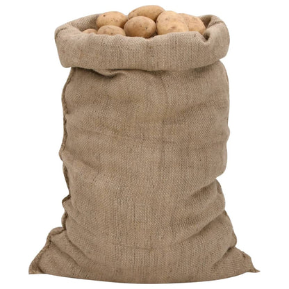 Jute Sacks 10 pcs 60x105 cm 100% Jute 340 gsm