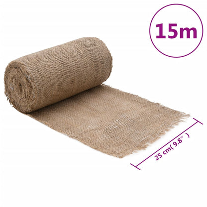 Jute Roll 0,25x15 m 100% Jute 200 gsm