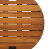 Patio Side Tables 2 pcs with Wooden Top Black Poly Rattan