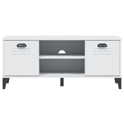 Shoe Bench VIKEN White 106x35x45 cm Engineered Wood
