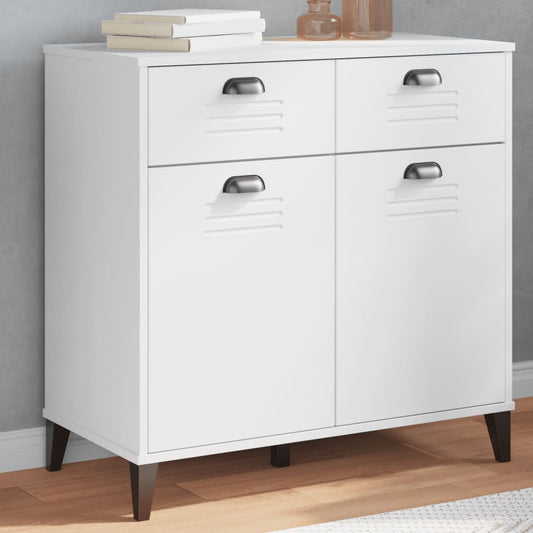 Sideboard VIKEN White 80x40x80 cm Engineered Wood