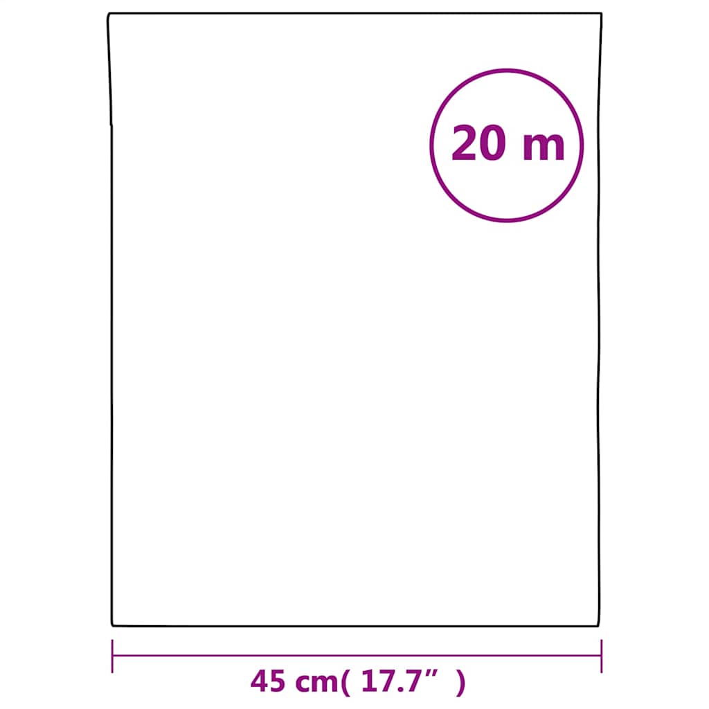 Window Film Static Frosted White 45x2000 cm PVC