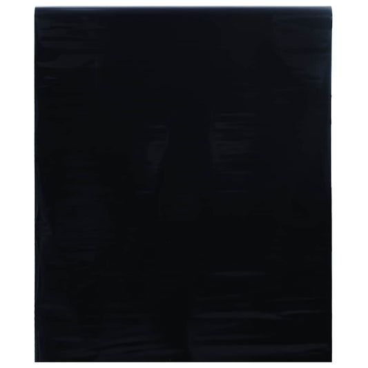 Window Film Static Frosted Black 45x2000 cm PVC
