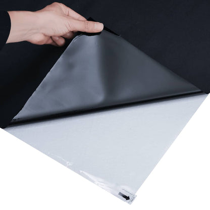 Window Film Static Frosted Black 60x1000 cm PVC