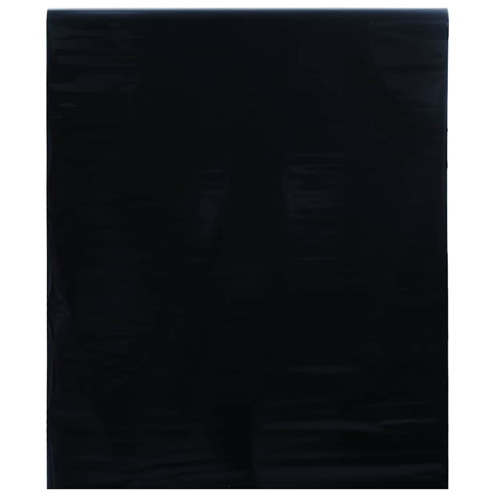 Window Film Static Frosted Black 90x1000 cm PVC
