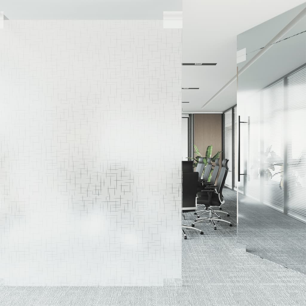 Window Film Frosted Star Pattern 90x500 cm PVC