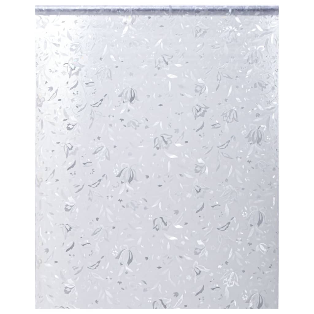 Window Film Frosted Flower Pattern 45x500 cm PVC