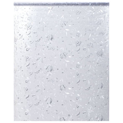 Window Film Frosted Flower Pattern 45x500 cm PVC