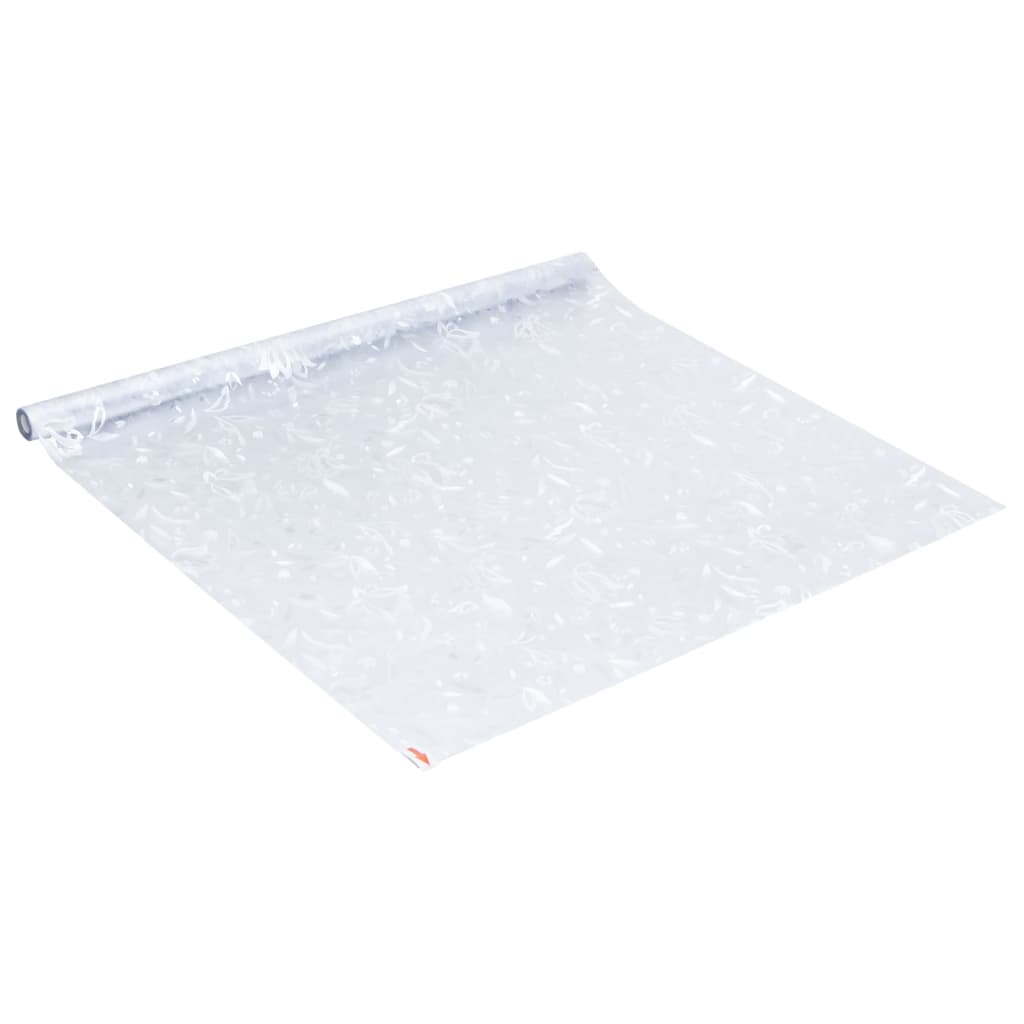 Window Film Frosted Flower Pattern 45x500 cm PVC