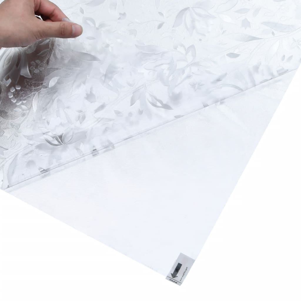 Window Film Frosted Flower Pattern 45x500 cm PVC