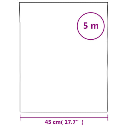 Window Film Frosted Flower Pattern 45x500 cm PVC