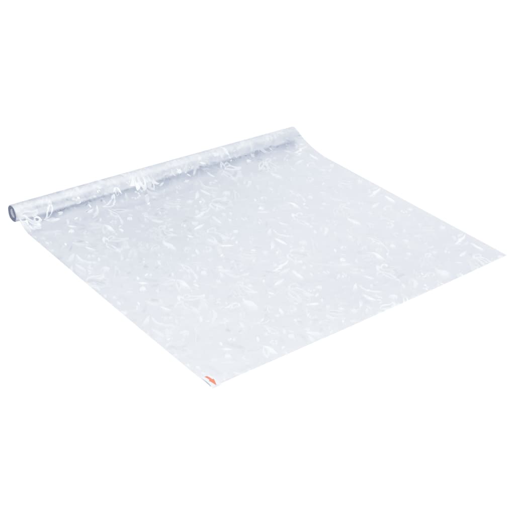 Window Film Frosted Flower Pattern 60x500 cm PVC
