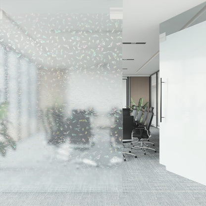 Window Film Frosted 3D Rainbow Pattern 90x2000 cm PVC