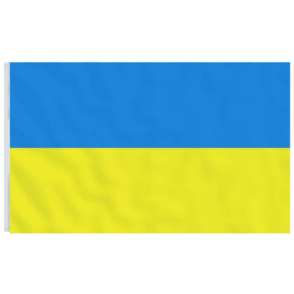 Ukraine Flag with Brass Grommets 90x150 cm