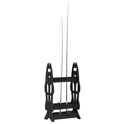 Fishing Rod Rack for 16 Rods Black