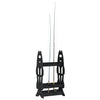 Fishing Rod Rack for 16 Rods Black
