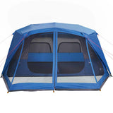 Family Tent 10-Person Blue Quick Release Waterproof