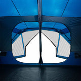 Family Tent 10-Person Blue Quick Release Waterproof