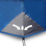 Family Tent 10-Person Blue Quick Release Waterproof