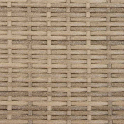 Garden Sofa | Beige | PE Rattan | 2-seater | Removable Covers