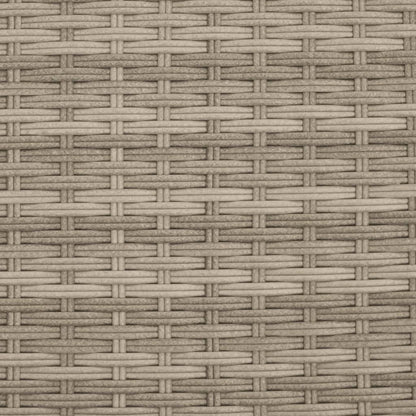 Garden Sofa | Light grey | PE rattan, powder-coated steel, polyester