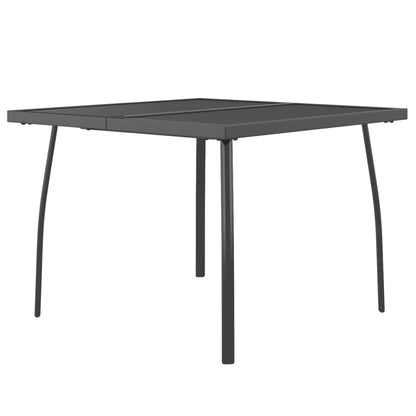Garden Dining Set | Anthracite | Metal with e-coating finish | Medium