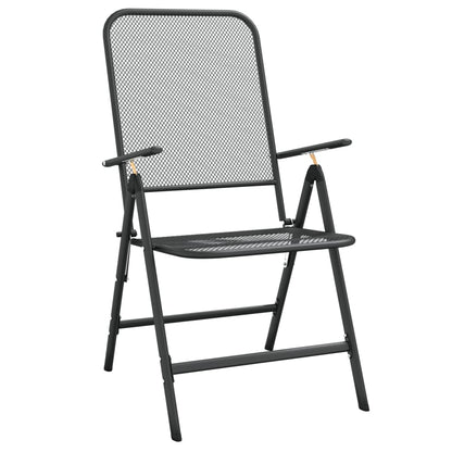 Garden Dining Set | Anthracite | Metal mesh | Standard for outdoor dining