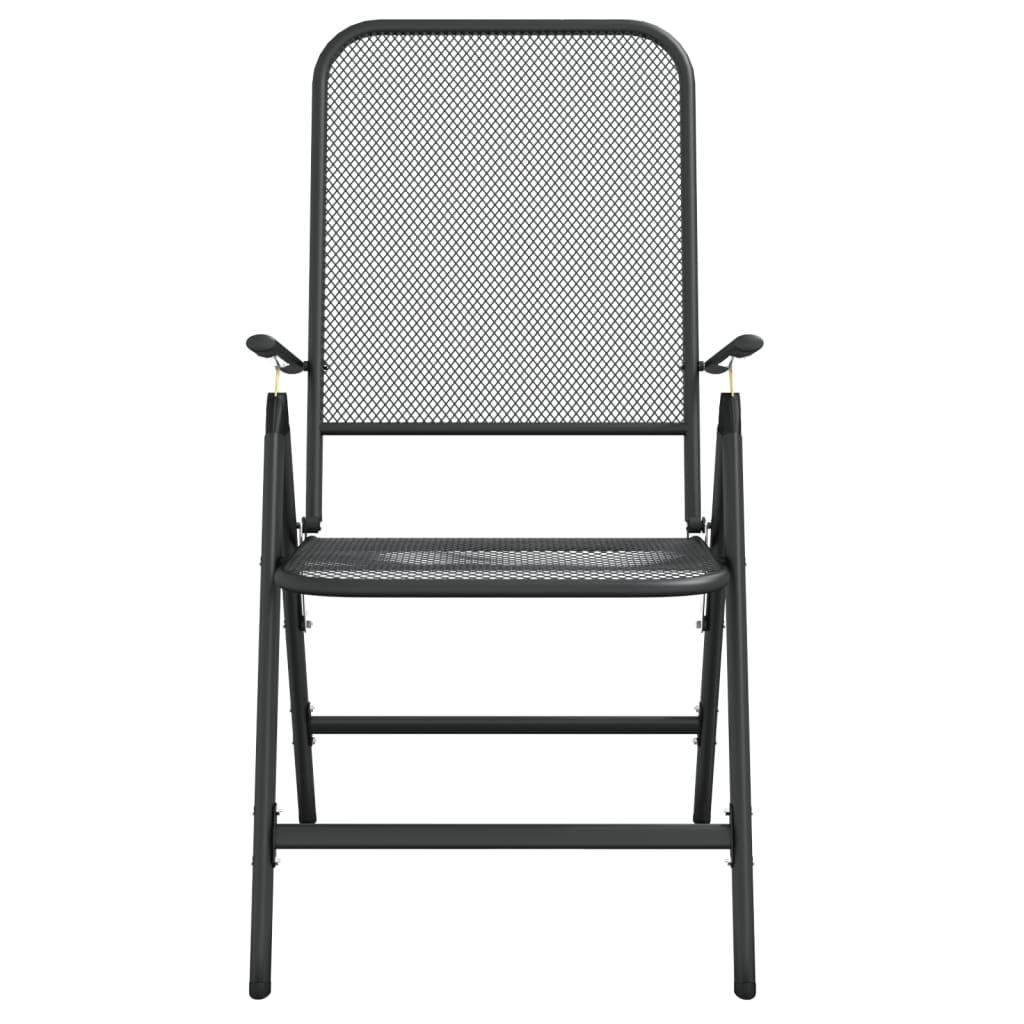 Garden Dining Set | Anthracite | Metal mesh | Standard for outdoor dining