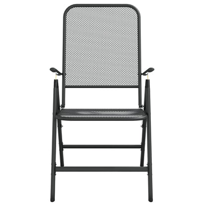 Garden Dining Set | Anthracite | Metal mesh | Standard for outdoor dining