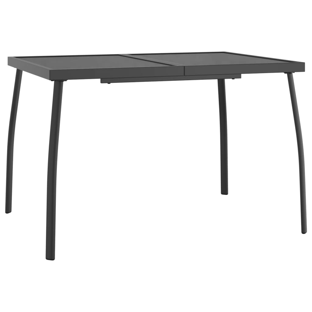 Garden Dining Set | Anthracite | Metal Mesh | Large | Foldable