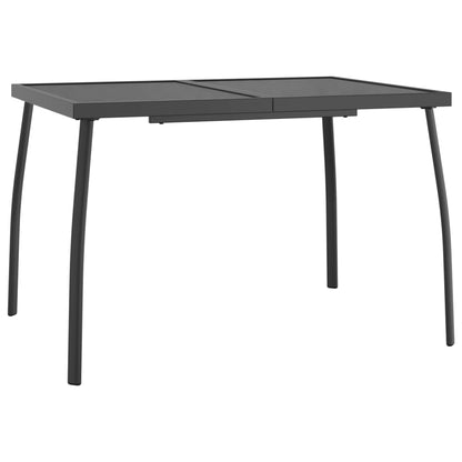 Garden Dining Set | Anthracite | Metal Mesh | Large | Foldable