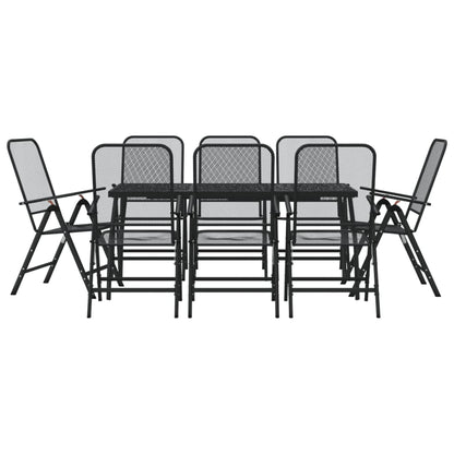 Garden Dining Set | Anthracite | Expanded Metal Mesh with E-coating