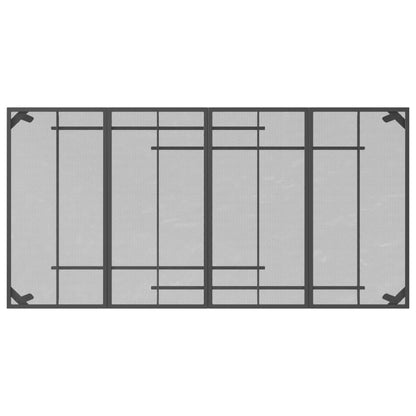Garden Dining Set | Anthracite | Metal mesh with e-coating finish | Large