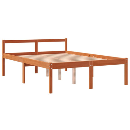 Senior Bed | Wax Brown | Solid pine wood, Plywood slats | Double