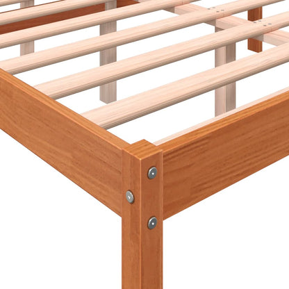Senior Bed | Wax Brown | Solid pine wood, Plywood slats | Double