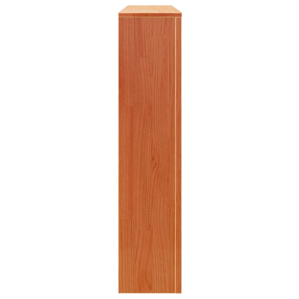 Radiator Cover Wax Brown 108.5x19x84 cm Solid Wood Pine