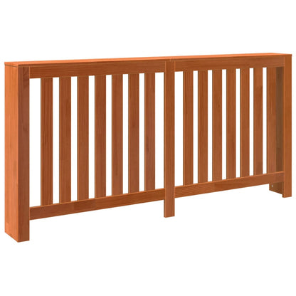 Radiator Cover Wax Brown 169x19x84 cm Solid Wood Pine